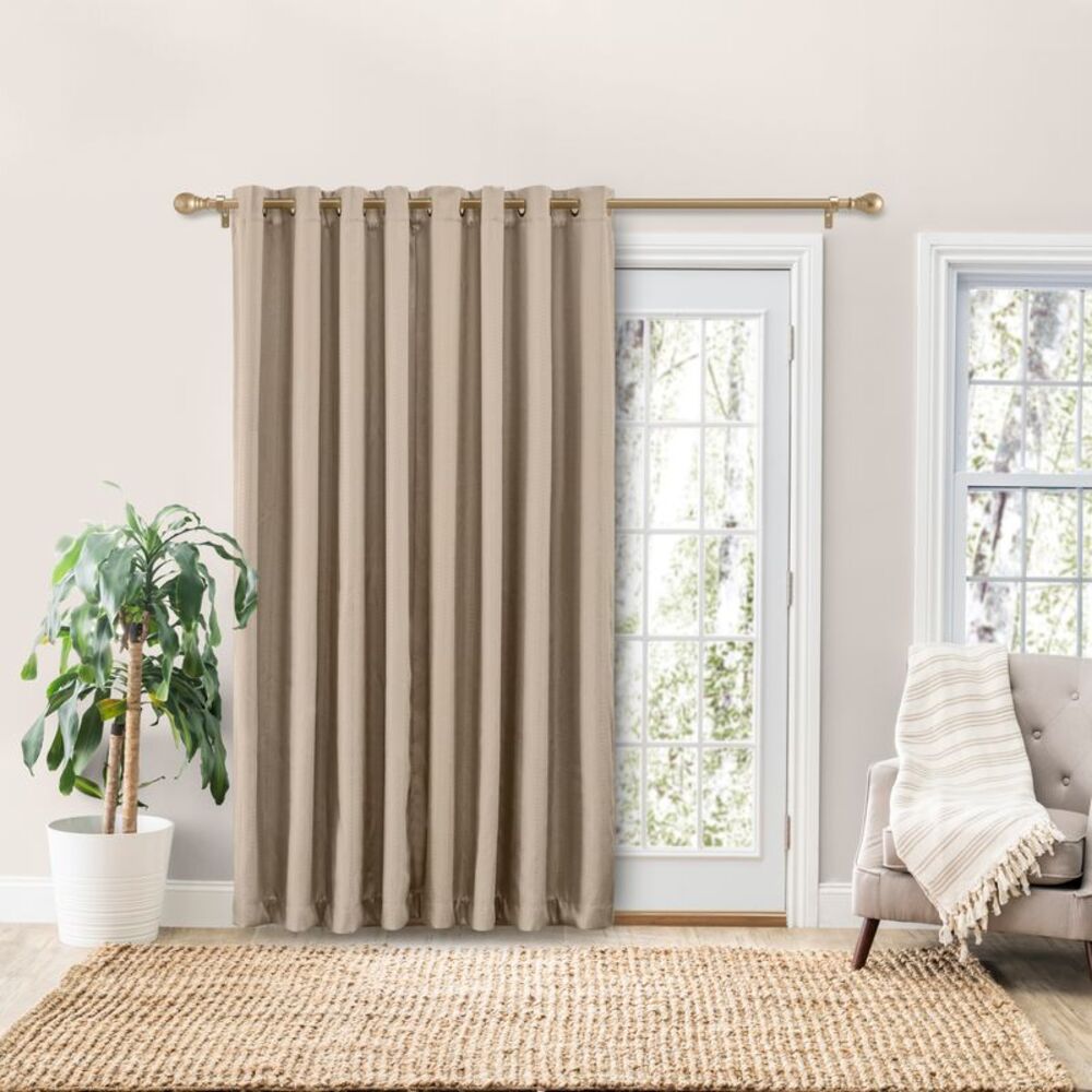 Ricardo Grand Pointe Grommet Patio Panel w/Wand 110x84 Natural